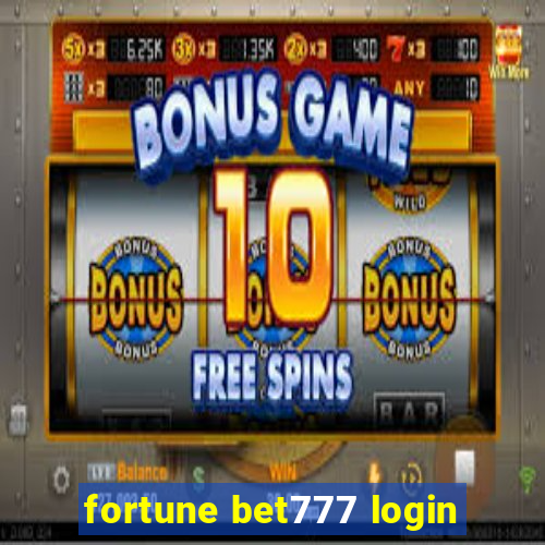 fortune bet777 login